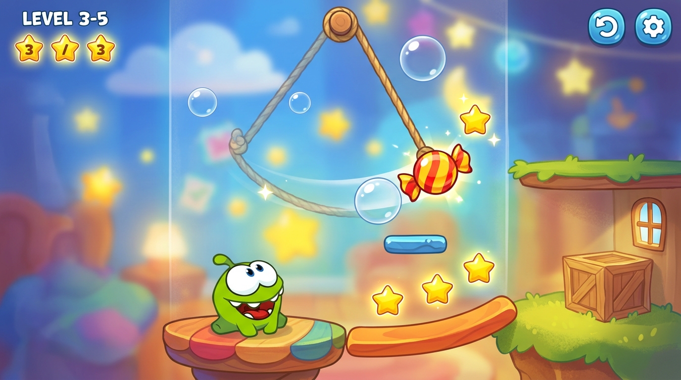 Cut the Rope Fysikk